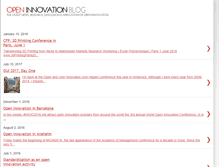 Tablet Screenshot of blog.openinnovation.net